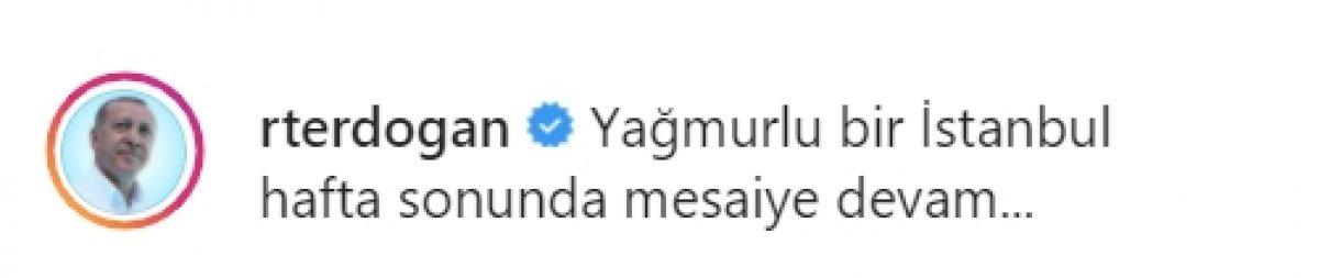 Cumhurbaşkanı Erdoğan fotoğraf paylaştı