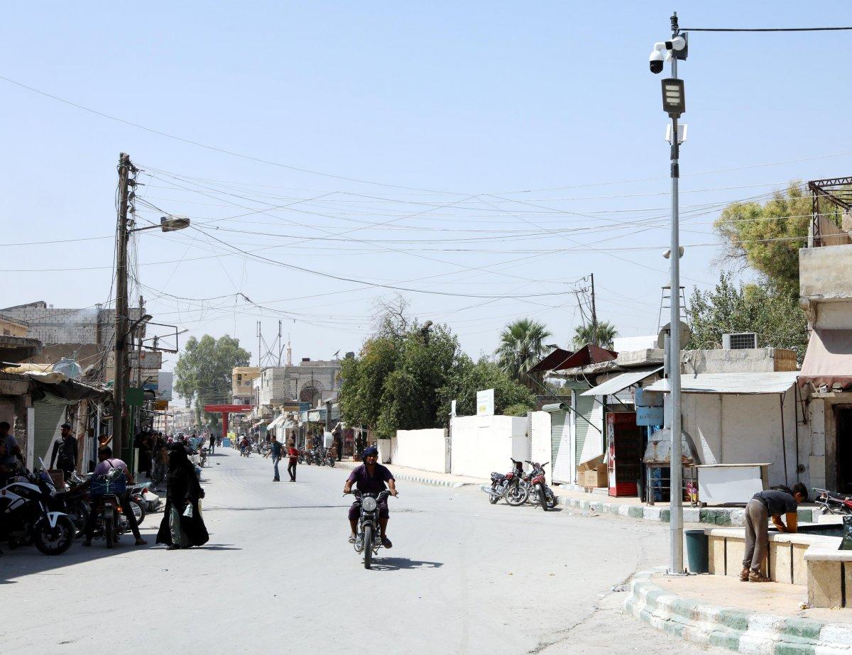 Tel Abyad, güvenlik kameraları ile izleniyor