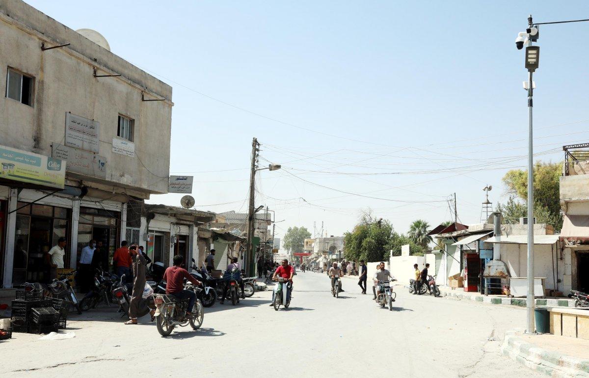 Tel Abyad, güvenlik kameraları ile izleniyor