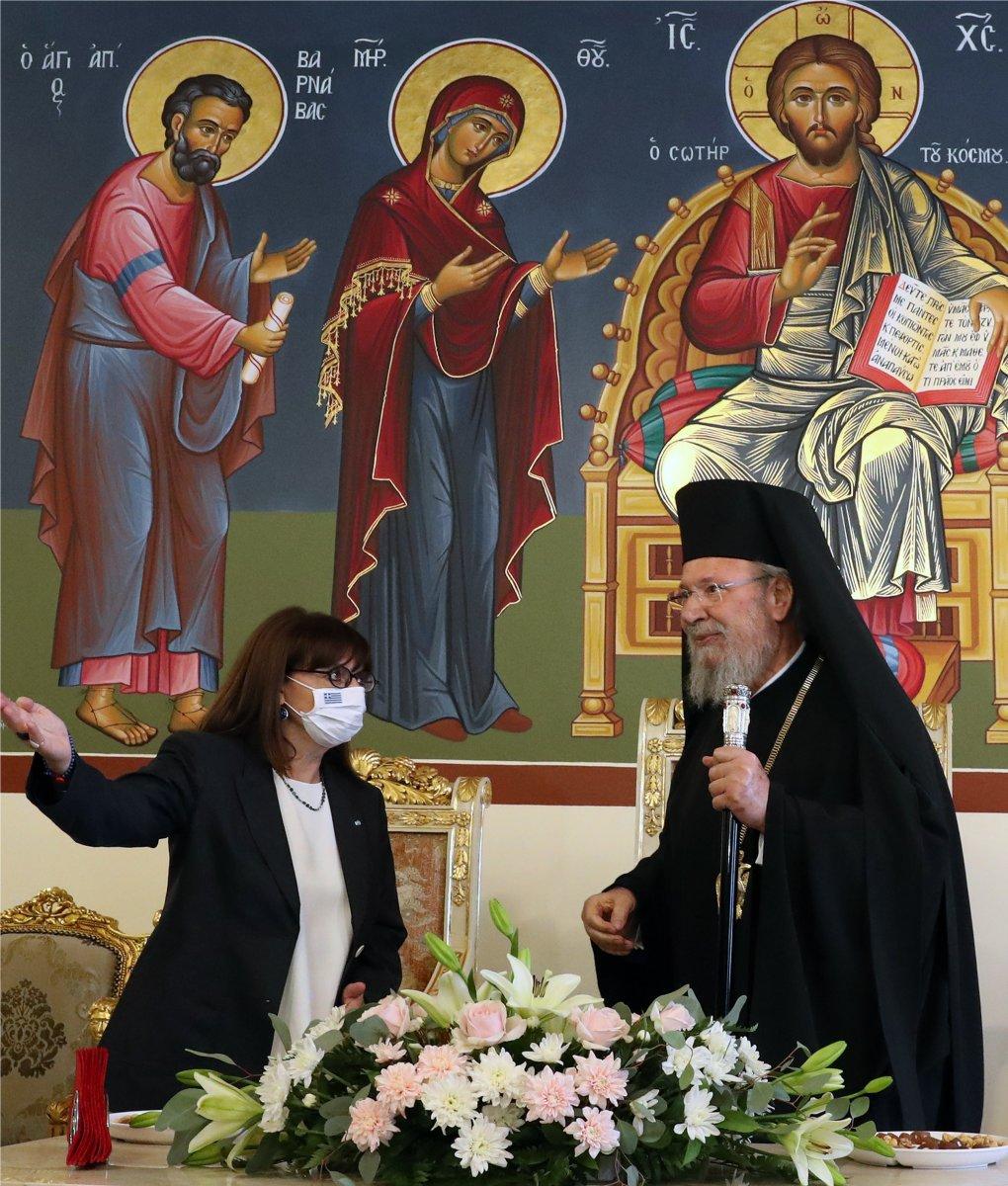 Yunan Cumhurbaşkanı'nın Kıbrıs hedefi bir kez daha ortaya çıktı