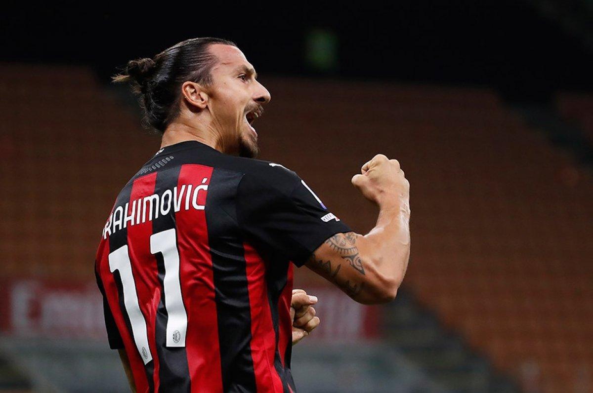 39 yaşındaki Zlatan Ibrahimovic, Milan'ı sırtladı
