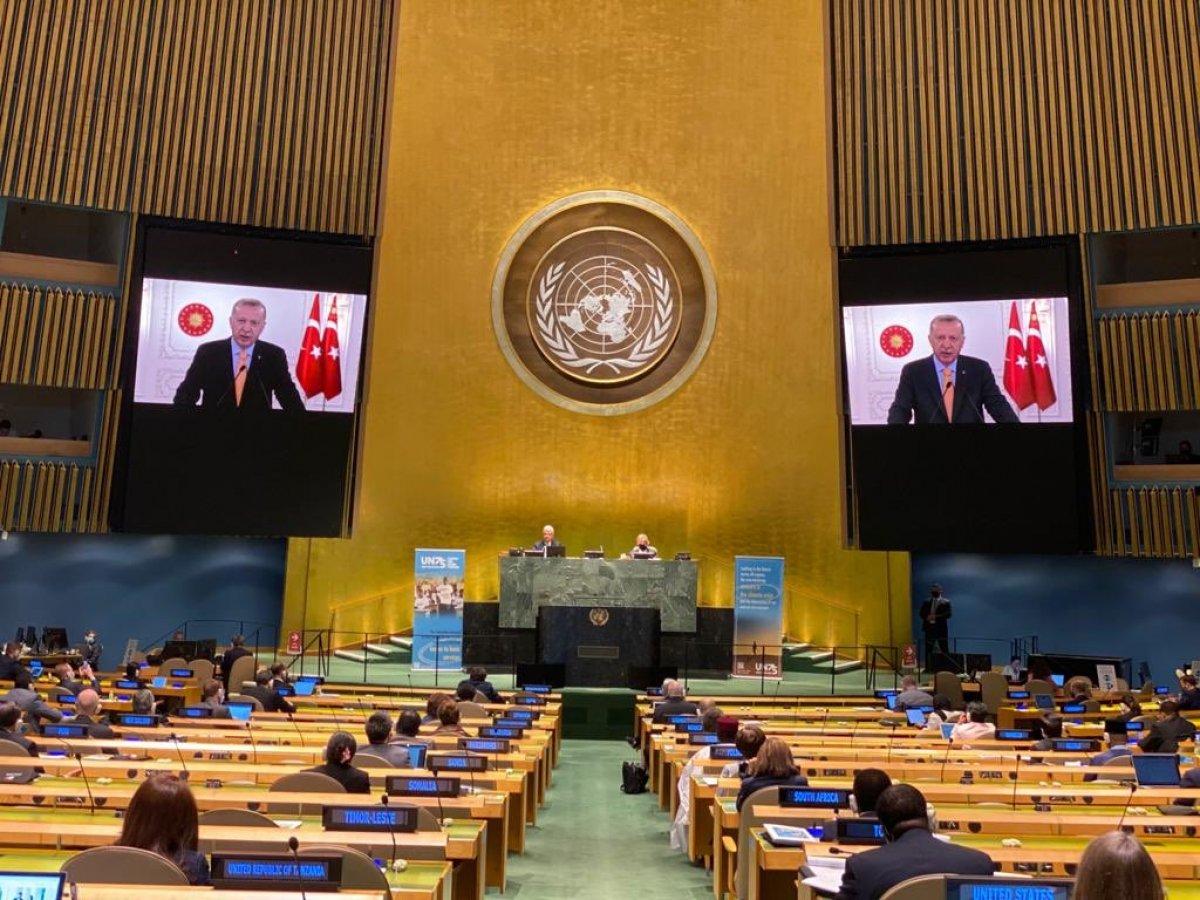 Cumhurbaşkanı Erdoğan'ın Birleşmiş Milletler Genel Kurul konuşması