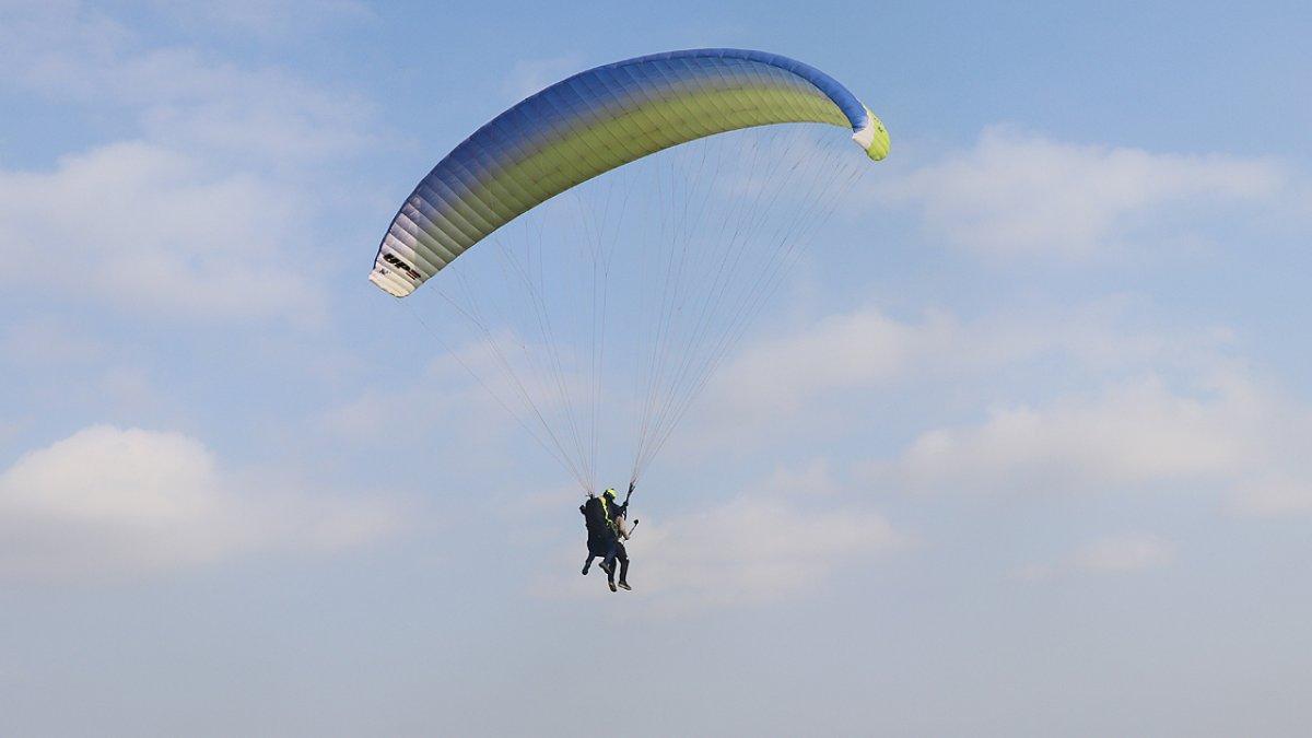 Manisa'da görme engelli gencin uçma hayali gerçek oldu