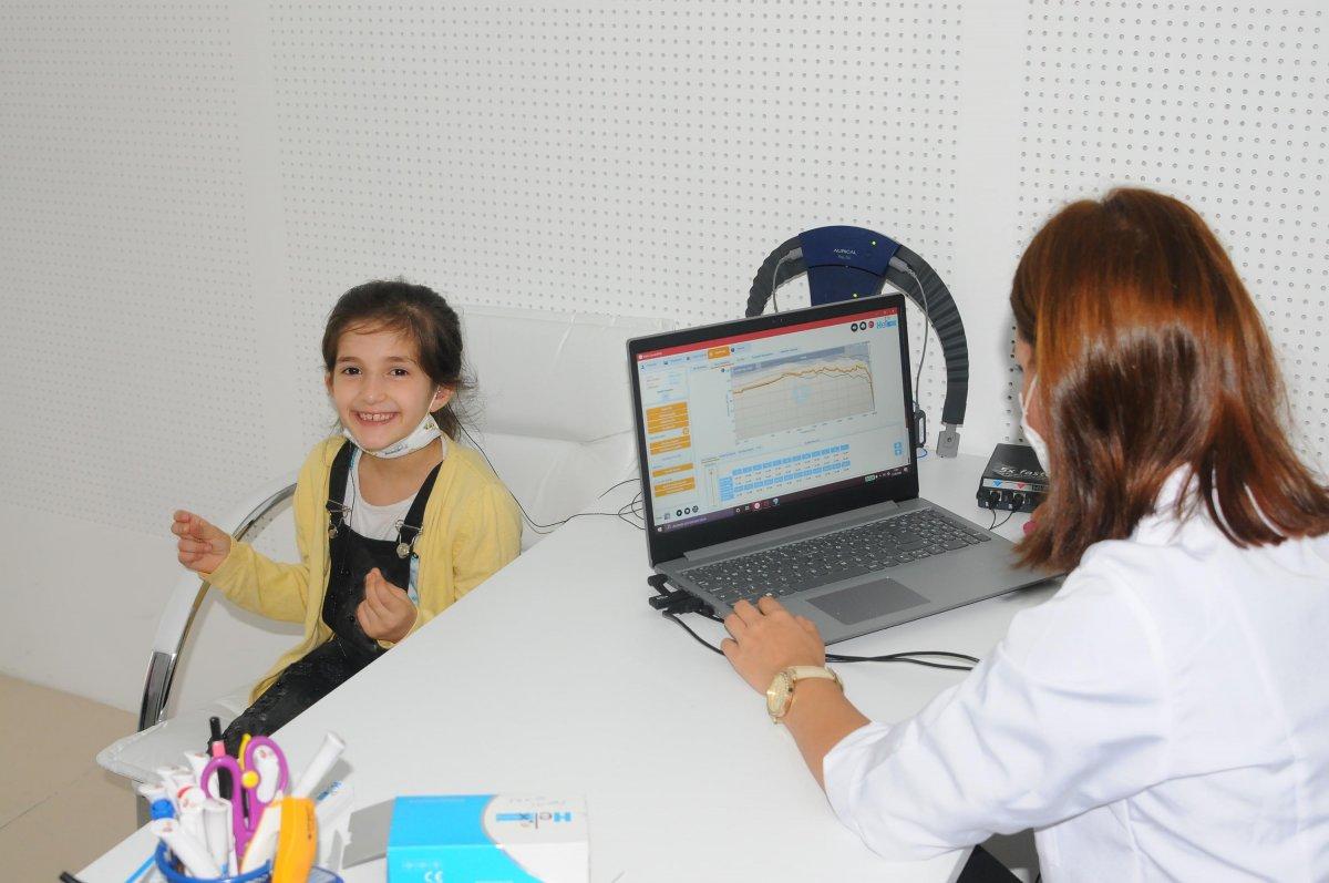 İlk kez duyan Suriyeli Fatma'nın sevinci