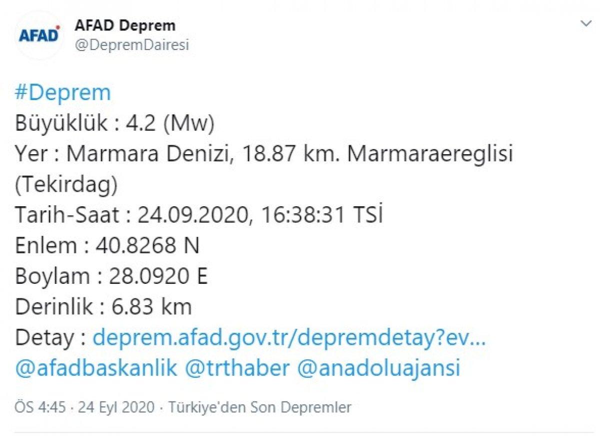 İstanbul'da deprem! İstanbul depreminin şiddeti belli oldu! Kandilli Rasathanesi deprem açıklaması yaptı mı?