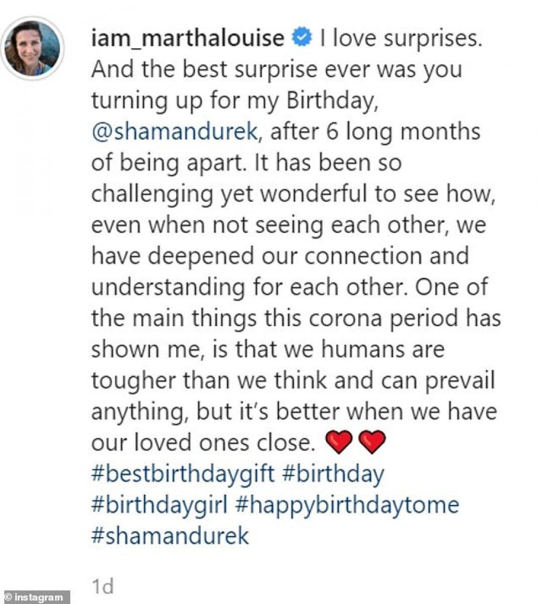 Prenses Martha Louise ile erkek arkadaşı Durek Verrett doğum gününde buluştu