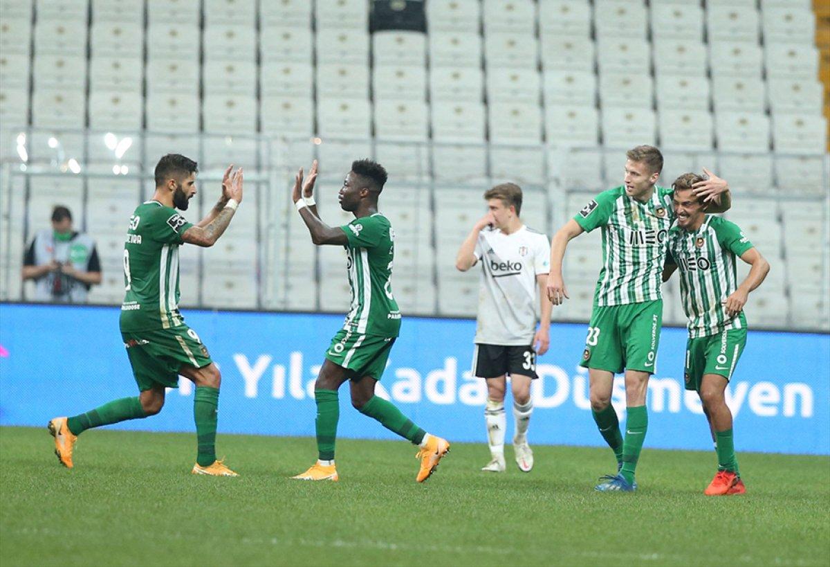 Rio Ave'ye yenilen Beşiktaş Avrupa'ya veda etti