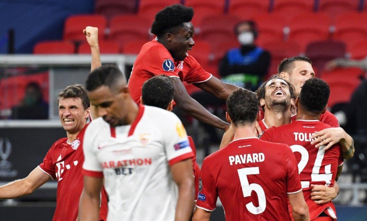 UEFA Süper Kupa'nın sahibi Bayern Münih