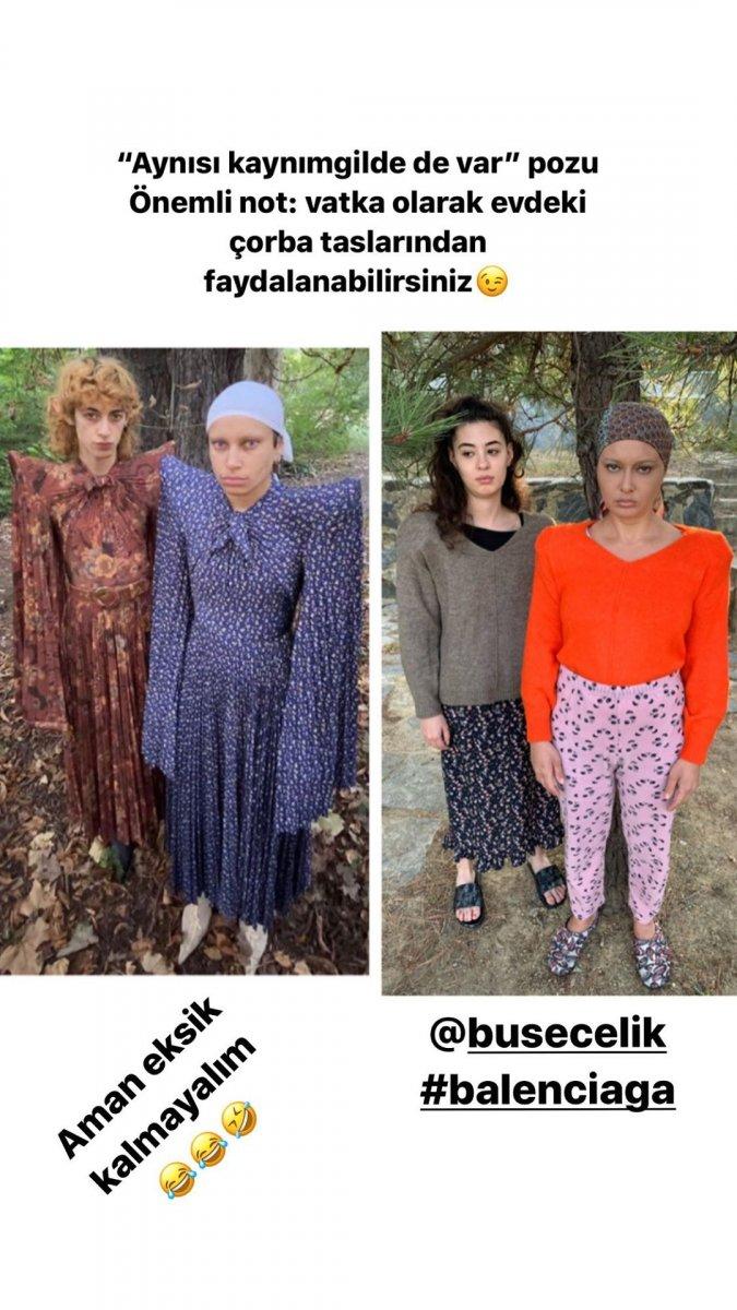 Nurgül Yeşilçay'dan Balenciaga çekimi