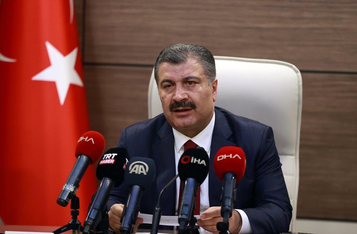 Sağlık Bakanı Fahrettin Koca'dan koronavirüs açıklaması