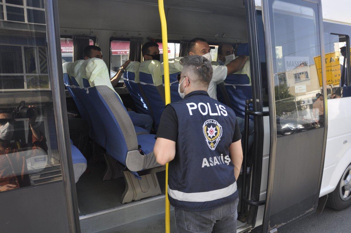 Tekirdağ'da polisten maske ve korona seferberliği