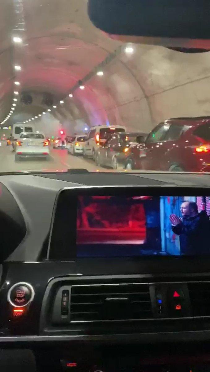 Magandalar, Çamlıca Tüneli'nde kutlama yaptı