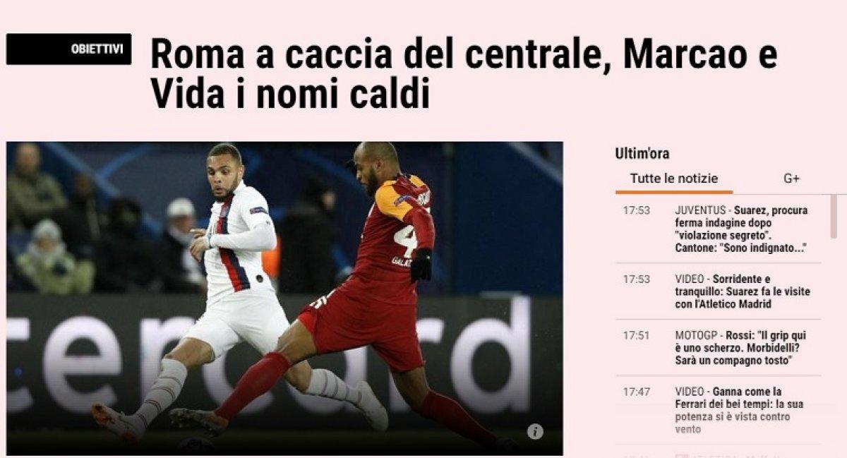 Roma'nın gözü Marcao ile Domagoj Vida'da