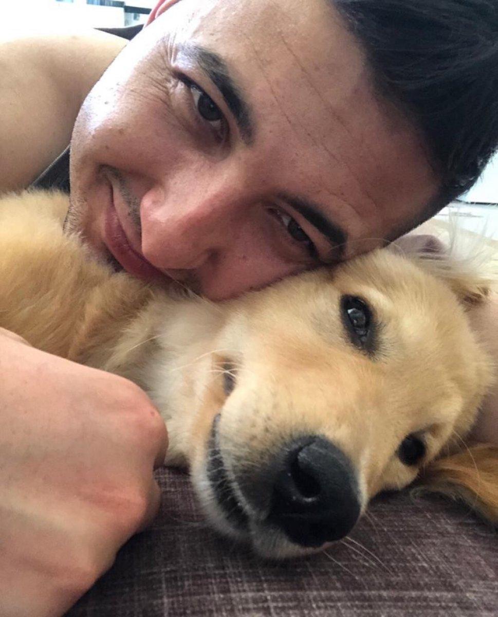 Kahramanmaraş'ta sahibine kavuşan köpeğin sevinci