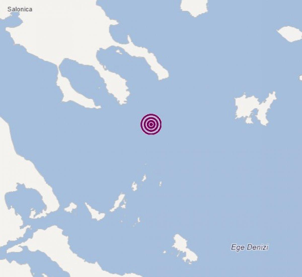 Gökçeada açıklarında 4.4 büyüklüğünde deprem