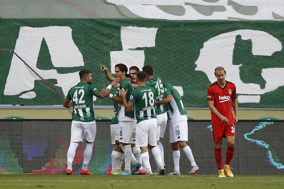 Beşiktaş, Konyaspor'a 4-1 mağlup oldu