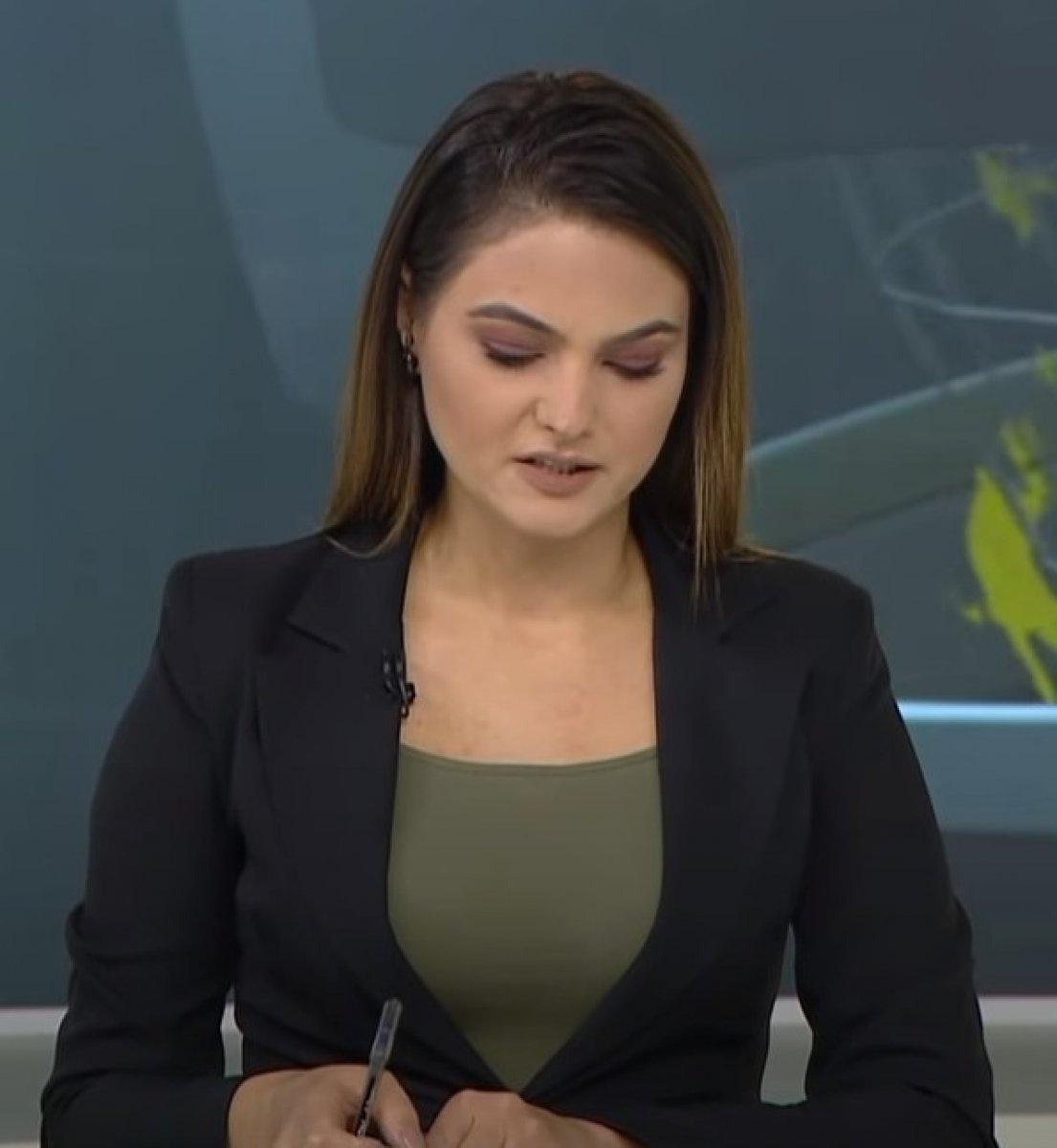 Azerbaycanlı spiker kurtarılan köylerin haberini verirken duygulandı