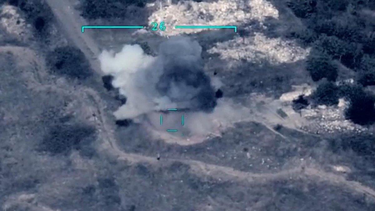 Azerbaycan ordusu Ermeni hedeflerini böyle vurdu