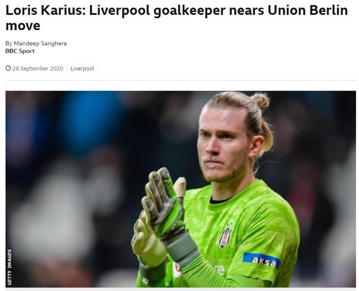 Loris Karius, Union Berlin'e transfer oluyor