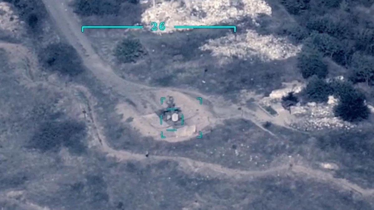 Azerbaycan ordusu Ermeni hedeflerini böyle vurdu