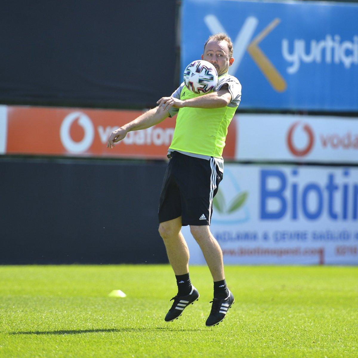 Sergen Yalçın antrenmanda boy gösterdi