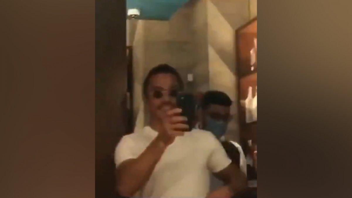 Nusret'e twerk yaparken sevgilisine yakalandı