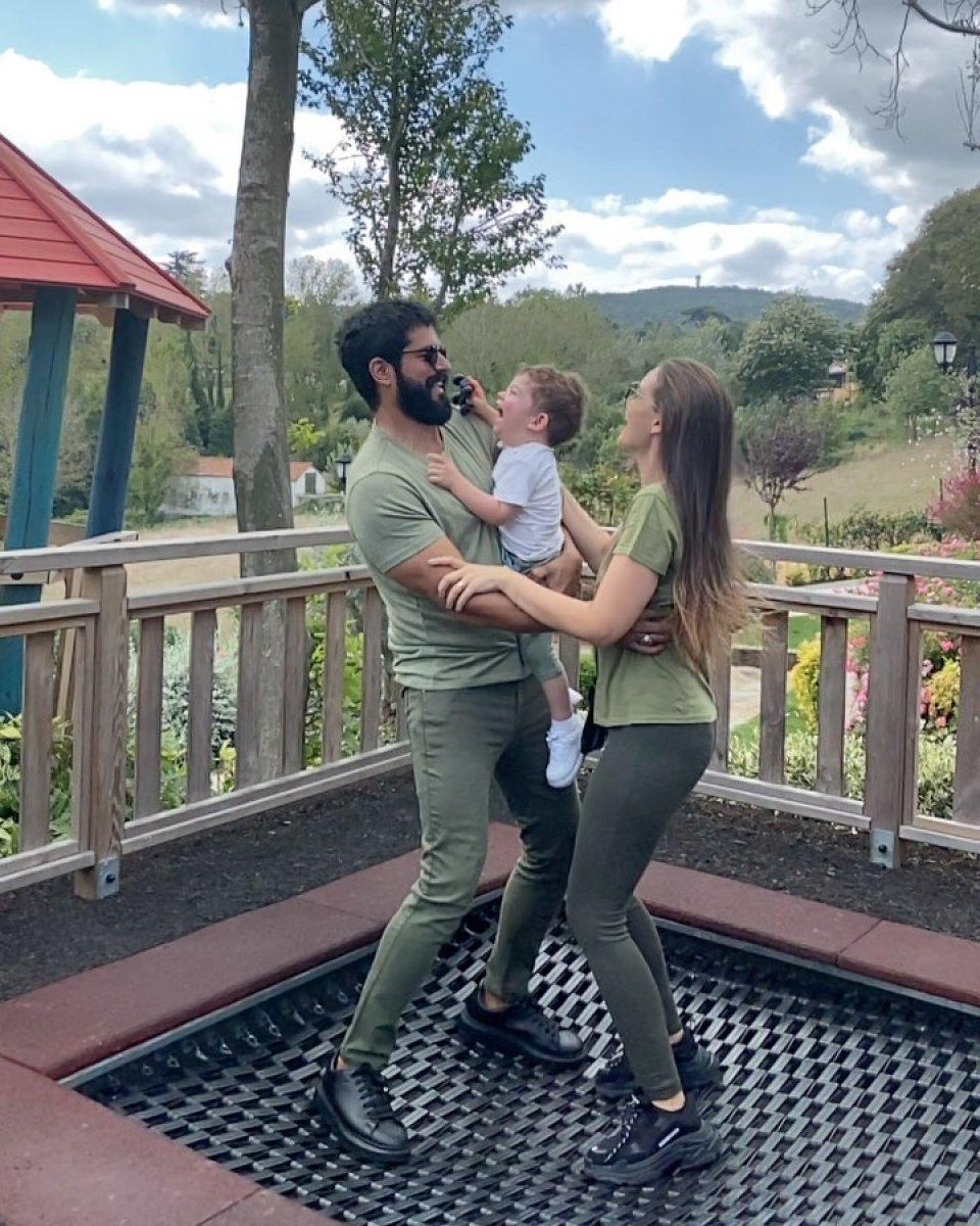 Burak Özçivit ile Fahriye Evcen'in pazar keyfi