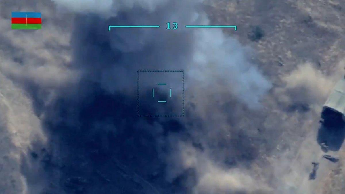 Azerbaycan ordusu, Ermenilerin destek birliğini vurdu