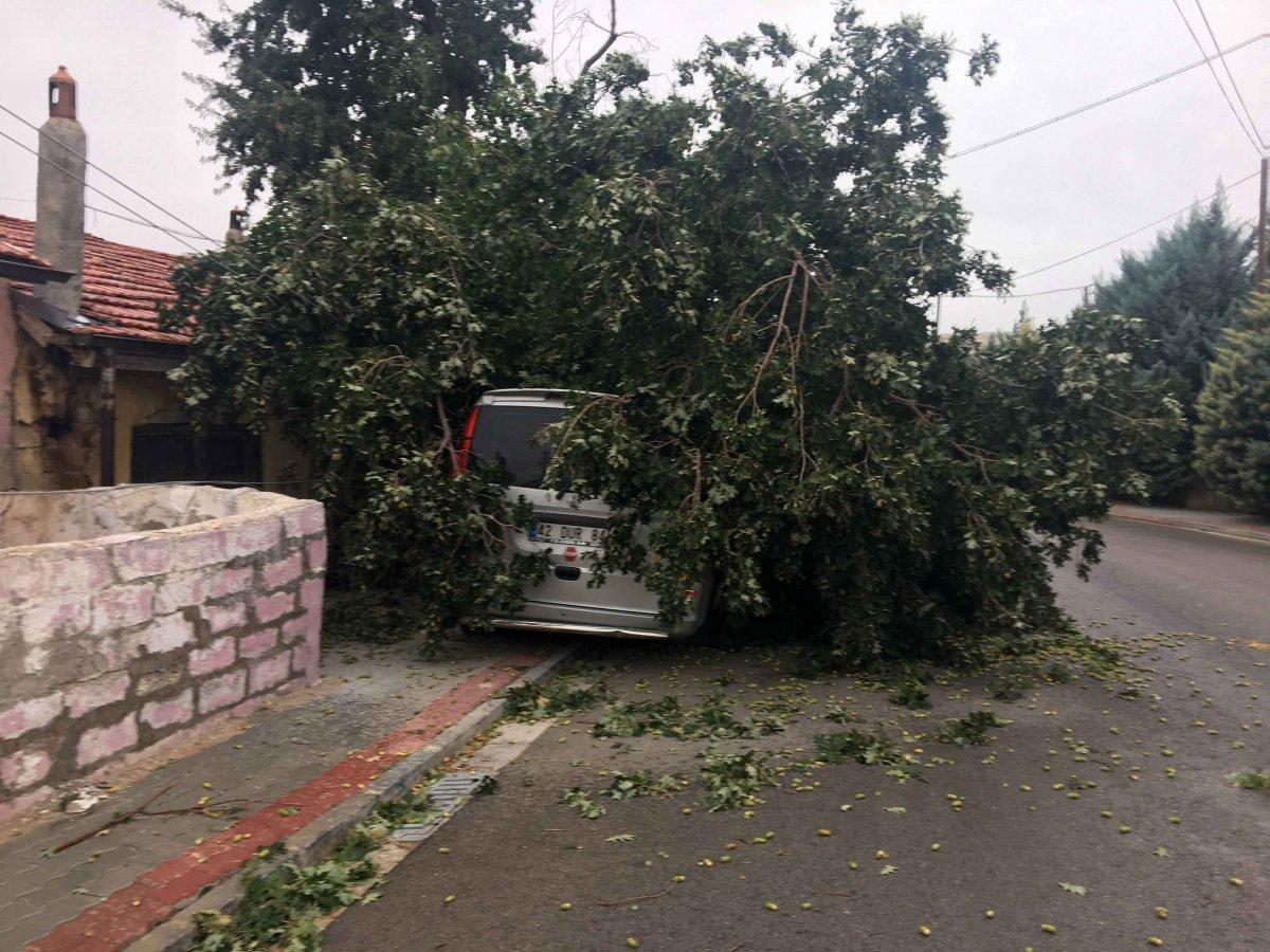 Konya'da kum fırtınası