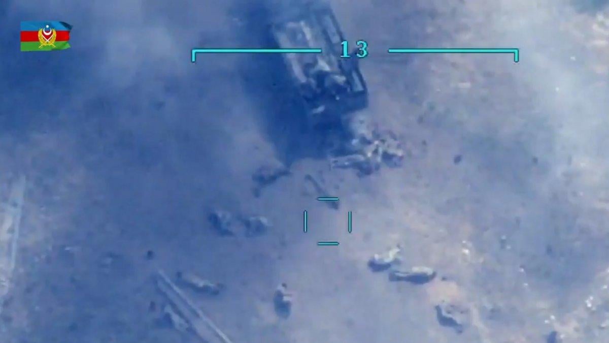 Azerbaycan ordusu, Ermenilerin destek birliğini vurdu