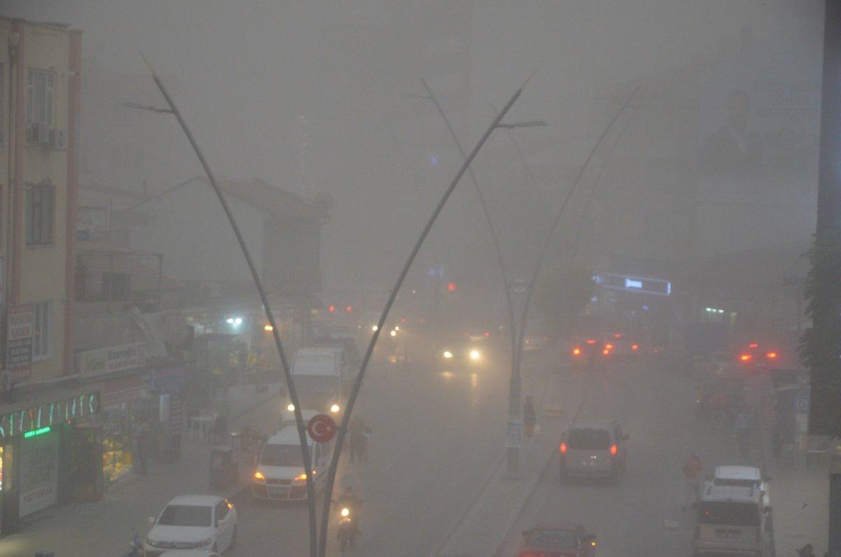 Konya'da kum fırtınası