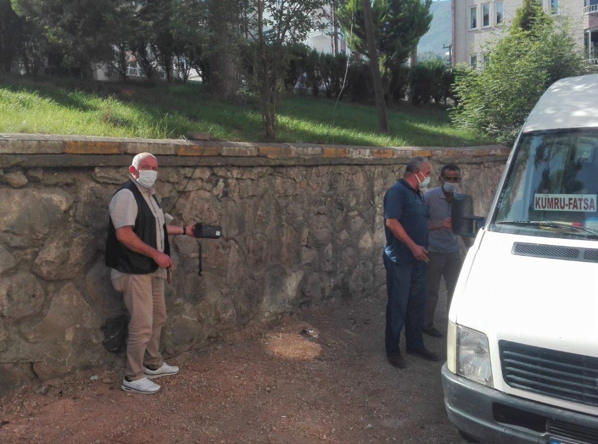 Ordu'da şoförlerin durak telefonu için bulduğu şaşırtıcı çözüm