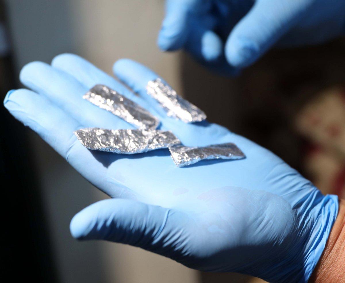 Gaziantep'te başındaki peruğun altından uyuşturucu çıktı