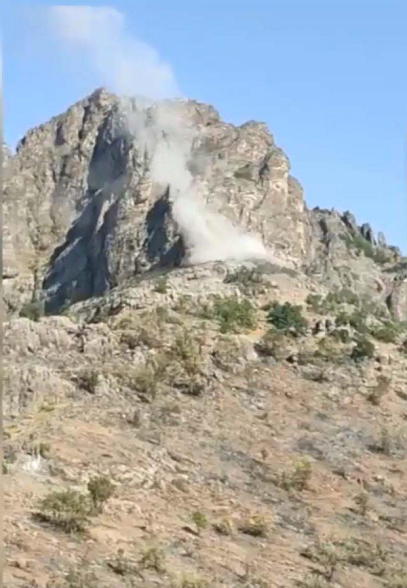 Irak'ın kuzeyinde, PKK’ya ait iki girişli mağara tespit edildi