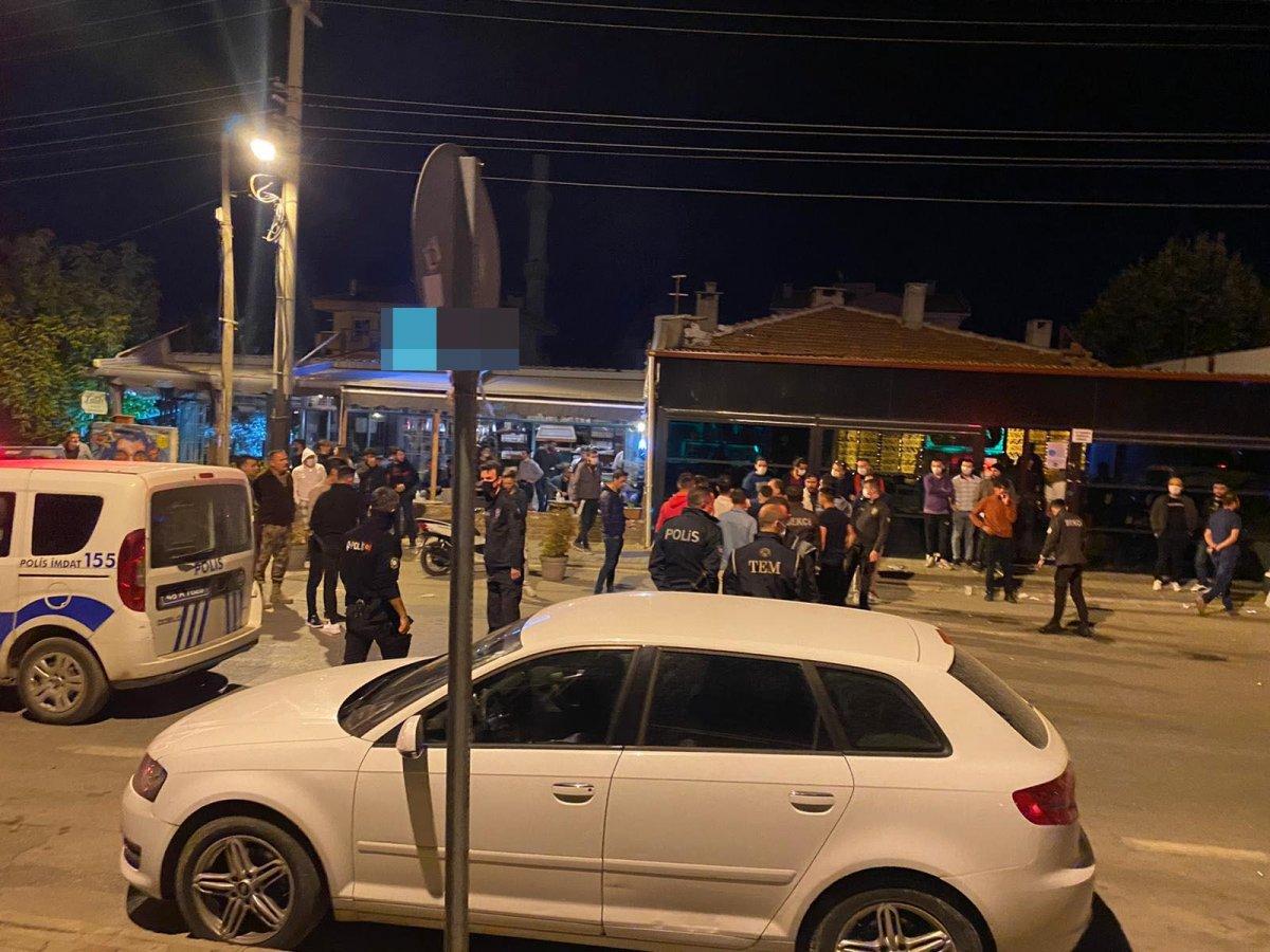 Muğla'da eğlence mekanına alınmayan polis havaya ateş açtı