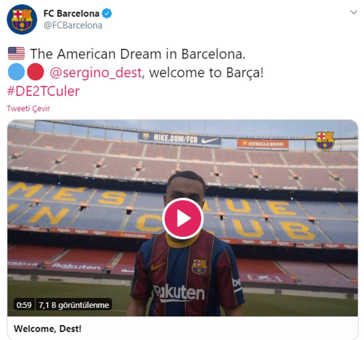 Sergino Dest, Barcelona'da