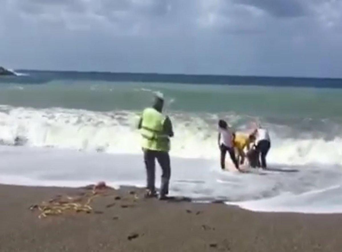 Antalya'da denizde can pazarı yaşandı