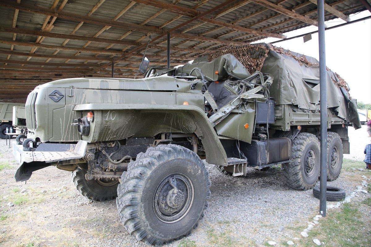 Ermenistan ordusundan ele geçirilen silah, mühimmat ve araçlar