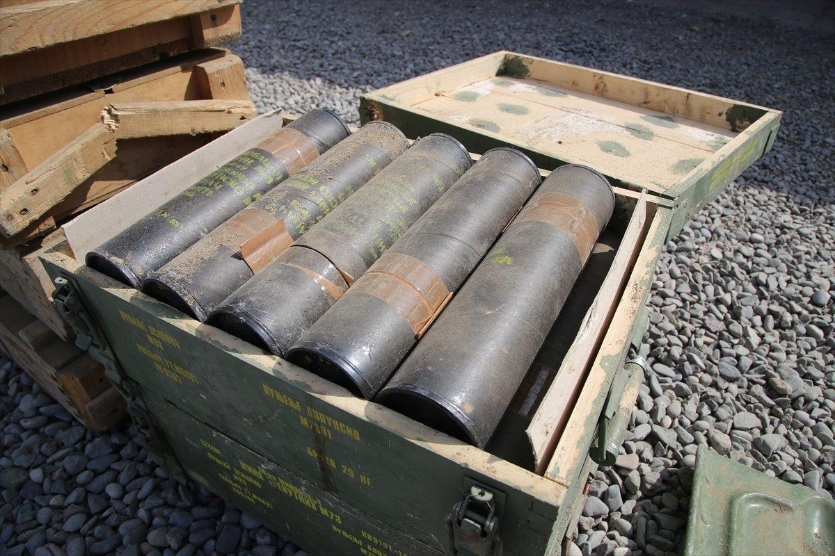 Ermenistan ordusundan ele geçirilen silah, mühimmat ve araçlar