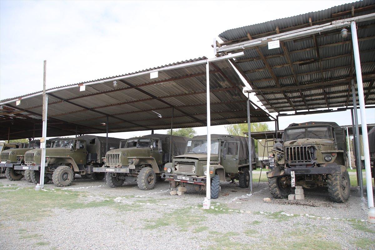 Ermenistan ordusundan ele geçirilen silah, mühimmat ve araçlar