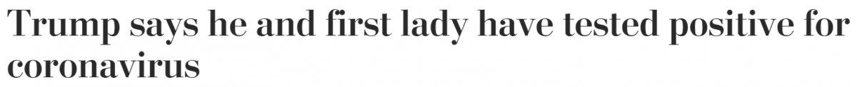 ABD basını, koronavirüse yakalanan Trump hakkında ne dedi