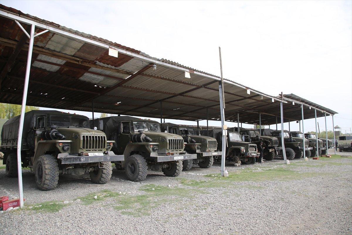 Ermenistan ordusundan ele geçirilen silah, mühimmat ve araçlar