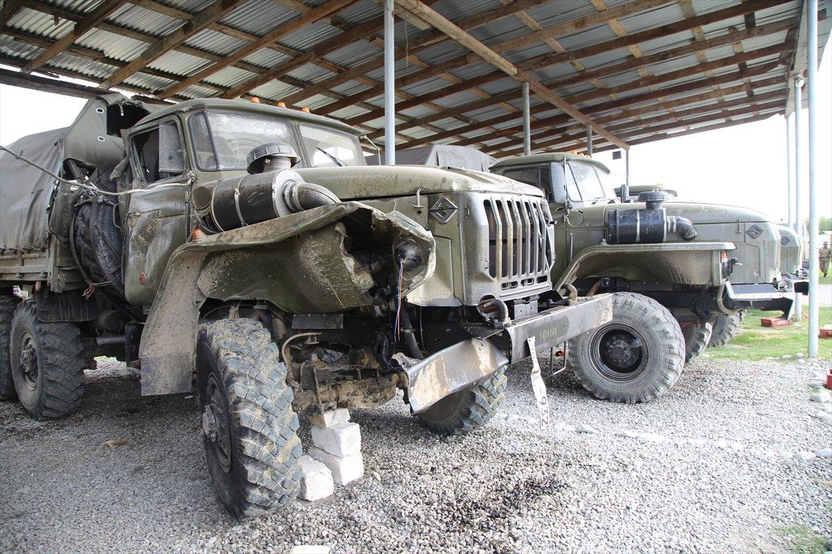 Ermenistan ordusundan ele geçirilen silah, mühimmat ve araçlar