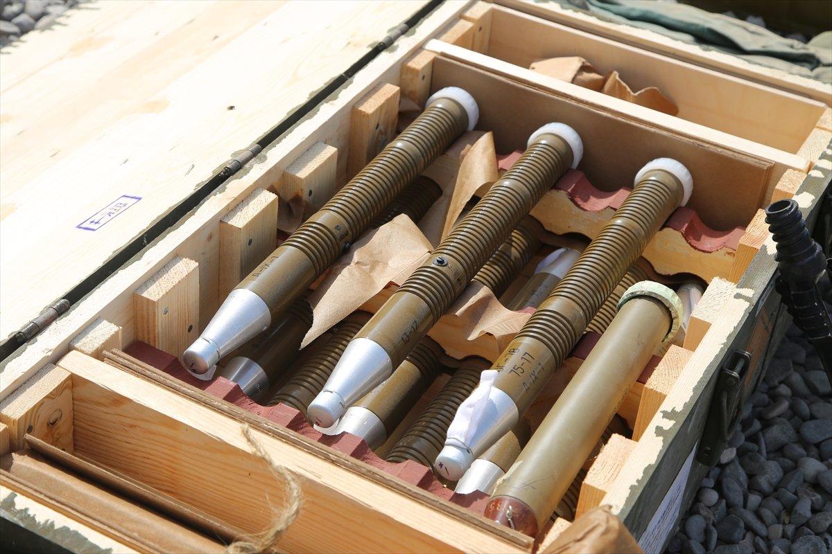 Ermenistan ordusundan ele geçirilen silah, mühimmat ve araçlar