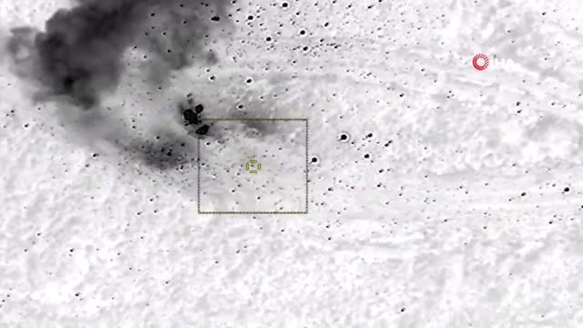 Azerbaycan Terter'de askeri hedefleri vurdu