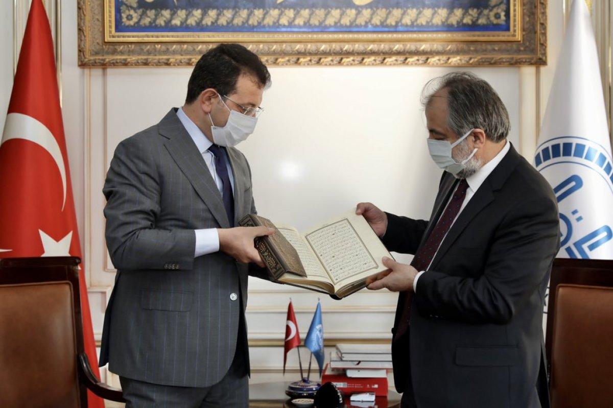 Ekrem İmamoğlu’ndan İstanbul Müftülüğü’ne ziyaret