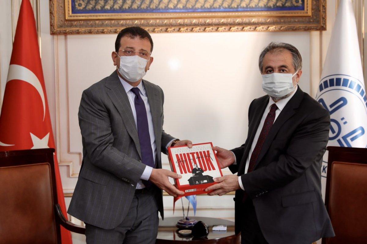 Ekrem İmamoğlu’ndan İstanbul Müftülüğü’ne ziyaret