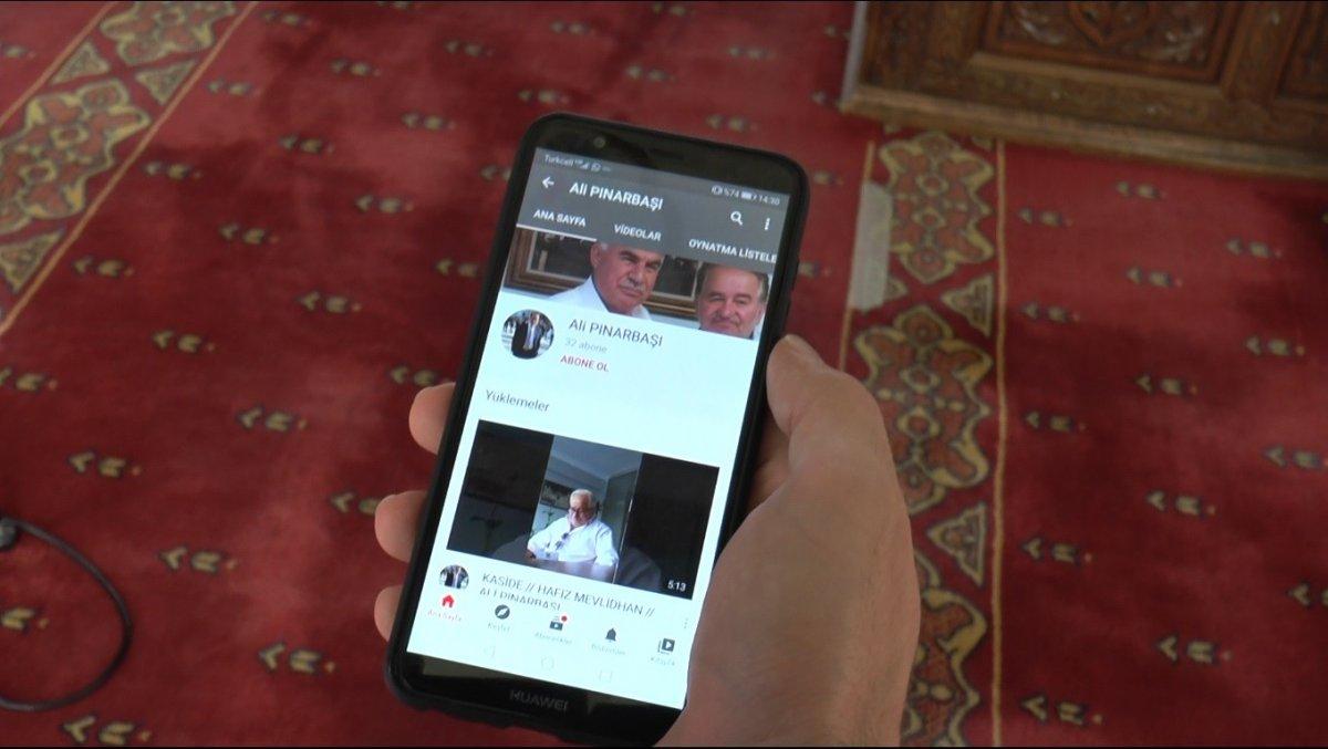 Eskişehir'de emekli imam, bilgi ve harika ses yeteneğini internette paylaşıyor