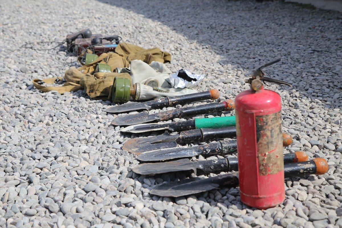 Ermenistan ordusundan ele geçirilen silah, mühimmat ve araçlar