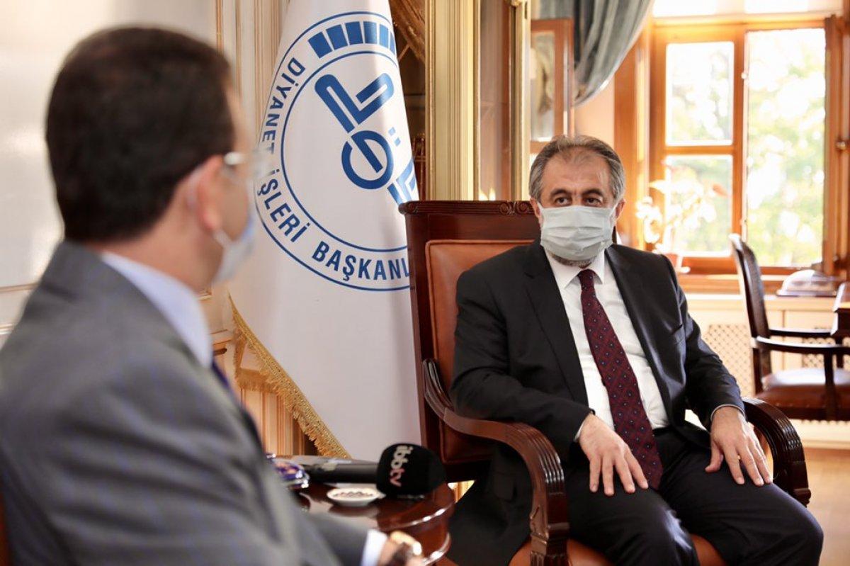 Ekrem İmamoğlu’ndan İstanbul Müftülüğü’ne ziyaret